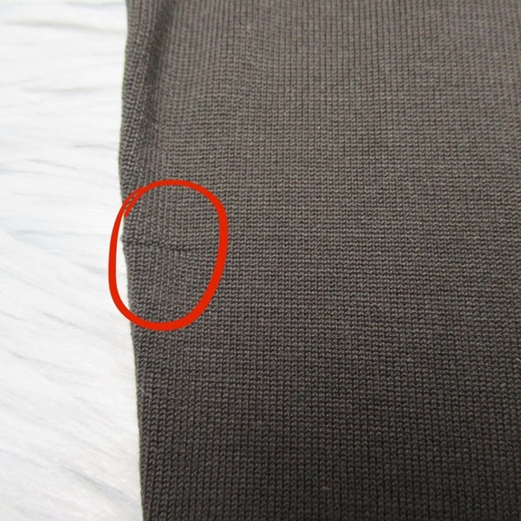 CARLISLE Brown Silk Blend Scoop Neck 3/4 Sleeve Knit Top Tee Womens Size Small - Picture 9 of 11